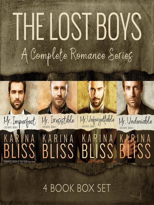 Title details for The a Complete Romance Series 4 Book Box Set: Lost Boys, #5 by Karina Bliss - Available